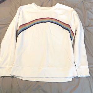 Old Navy Women size small rainbow sweatshirt.